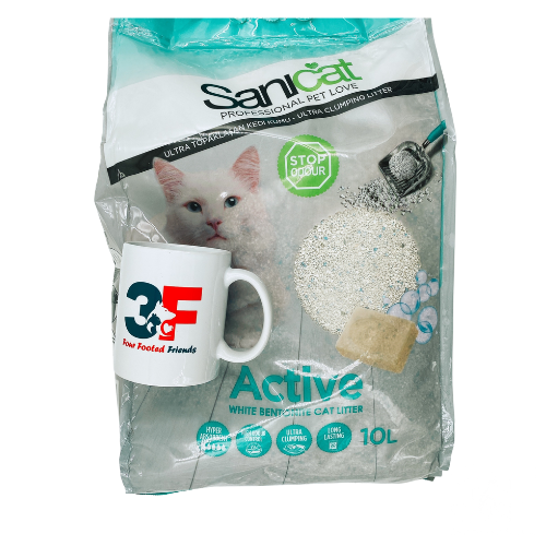 Sanicat 313018 - Cát vệ sinh Bentonite 10L - MÙI ACTIVE