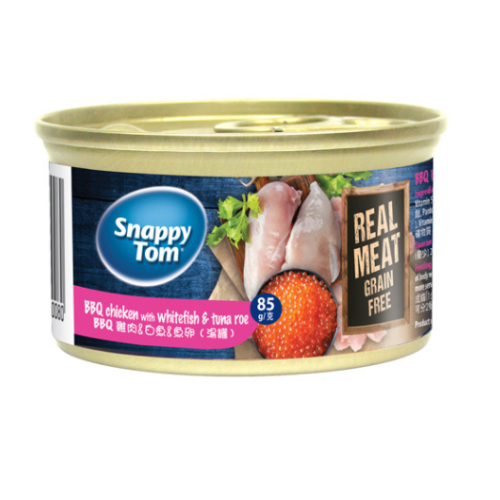 Pate Snappy Tom - Lon 85gr - Vị Gà và Rau