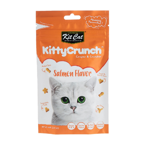 Bánh thưởng cho mèo Kitty Crunch - Vị Cá Hồi: MÀU CAM